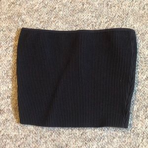 Aritzia Babaton Tube Top- Deep Purple/Dark Grey